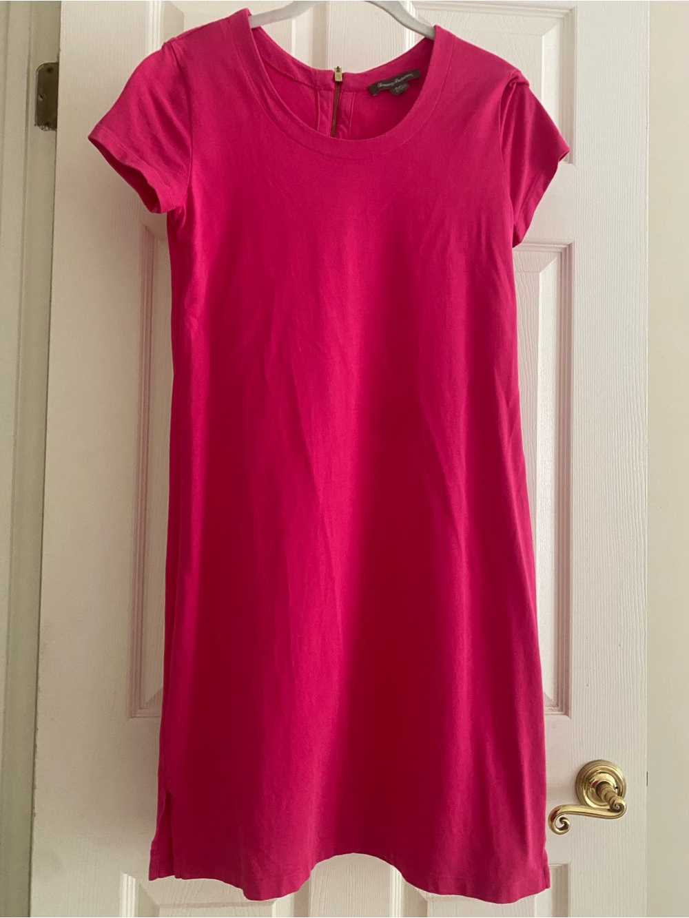 Tommy Bahama Vibrant Pink Crewneck Shift Dress